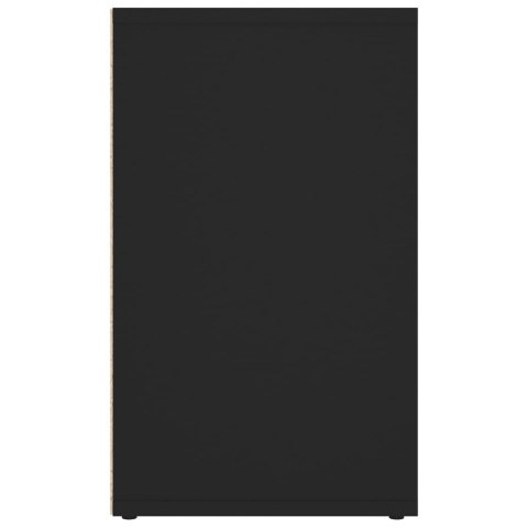 VidaXL Szafka na buty, czarna, 52,5x30x50 cm