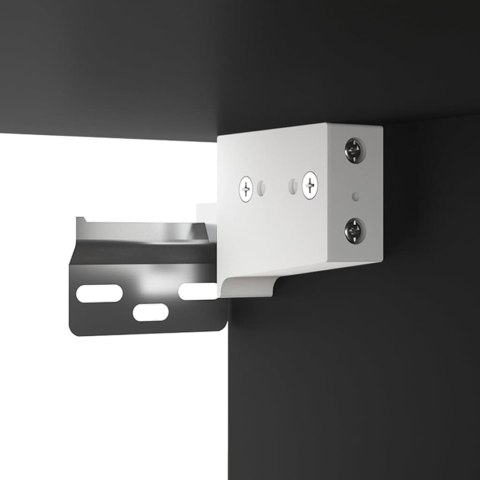 VidaXL Szafka na buty, czarna, 52,5x30x50 cm