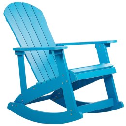 Fotel bujany ogrodowy niebieski ADIRONDACK Lumarko!