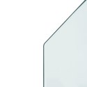 Panel kominkowy, szklany, sześciokątny, 100x50 cm Lumarko!