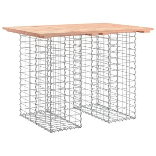 Ławka ogrodowa, gabion, 100x70x72 cm, lite drewno daglezjowe Lumarko!