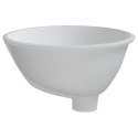Umywalka, biała, 33x29x16,5 cm, owalna, ceramiczna Lumarko!