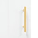 VidaXL Wysoka szafka, biała z wysokim połyskiem, 34,5x34x180 cm