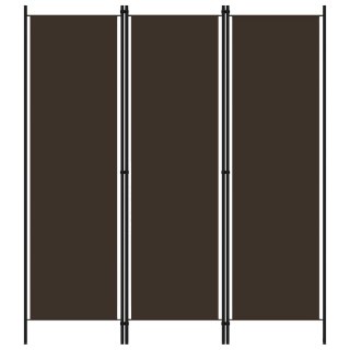 Parawan 3-panelowy, brązowy, 150 x 180 cm Lumarko!