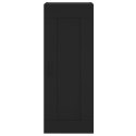 VidaXL Wysoka szafka, czarna, 34,5x34x180 cm, materiał drewnopochodny