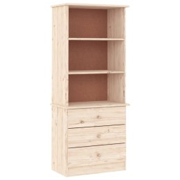 Biblioteczka z szufladami ALTA, 60x35x142 cm, drewno sosnowe Lumarko!