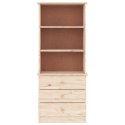 VidaXL Biblioteczka z szufladami ALTA, 60x35x142 cm, drewno sosnowe