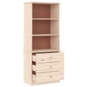 Biblioteczka z szufladami ALTA, 60x35x142 cm, drewno sosnowe Lumarko!