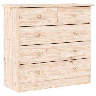 Komoda ALTA, 77x35x73 cm, drewno sosnowe Lumarko!