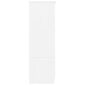 VidaXL Szafa ALTA, biała, 90x55x170 cm, lite drewno sosnowe