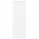 VidaXL Szafka nocna ALTA, biała, 77x35x96 cm, drewno sosnowe