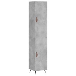 Wysoka szafka, szarość betonu, 34,5x34x180 cm Lumarko!