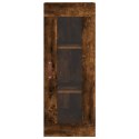 VidaXL Wysoka szafka, przydymiony dąb, 34,5x34x180 cm
