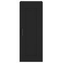 Wysoka szafka, czarna, 34,5x34x180 cm, materiał drewnopochodny Lumarko!