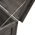 VidaXL Skrzynia ogrodowa, antracytowa, 150x50x56,5 cm, drewno jodłowe