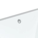 VidaXL Umywalka, biała, 36,5x32x15,5 cm, prostokątna, ceramiczna