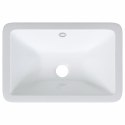 Umywalka, biała, 41,5x26x18,5 cm, prostokątna, ceramiczna Lumarko!
