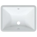 Umywalka, biała, 47,5x35x19,5 cm, prostokątna, ceramiczna Lumarko!