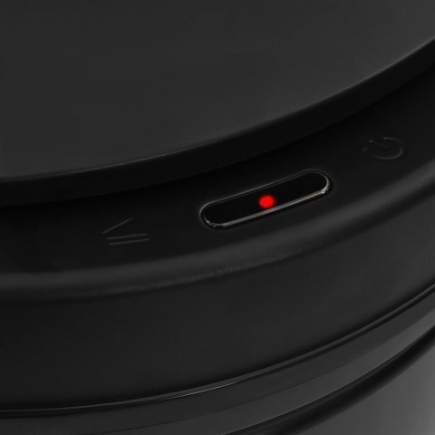 Automatyczny kosz na śmieci z czujnikiem, 70 L, stal, czarny Lumarko!