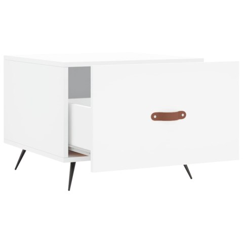 VidaXL Stoliki kawowe, 2 szt., białe, 50x50x40 cm