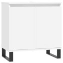 VidaXL Zestaw 3 szafek łazienkowych, biały, materiał drewnopochodny