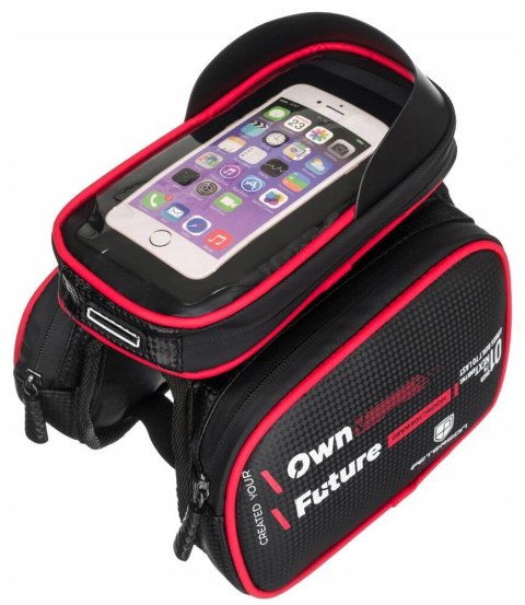 Wodoodporna saszetka na ramę roweru — Peterson Lumarko!