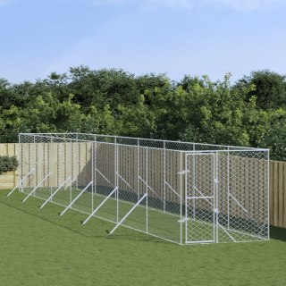 Kojec zewnętrzny dla psa, 2x14x2 m, stal galwanizowana