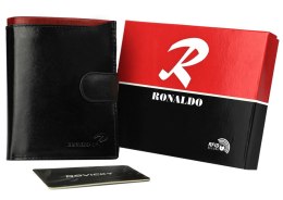 Skórzany portfel męski na karty — Ronaldo Lumarko!