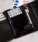 Skórzany portfel męski z zabezpieczeniem RFID Protect — Rovicky Lumarko!