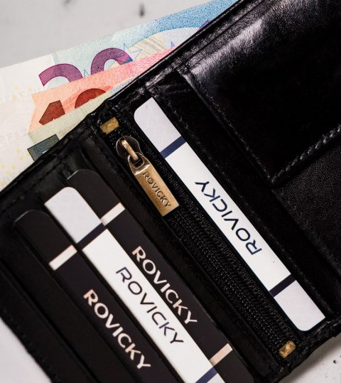 Skórzany Portfel Męski Na Karty Z Ochroną Rfid Protect Lumarko!