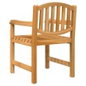 Krzesła ogrodowe, 4 szt., 58x59x88 cm, lite drewno tekowe Lumarko!