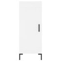 VidaXL Wysoka szafka, biała, 34,5x34x180 cm, materiał drewnopochodny