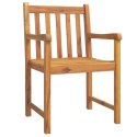 Krzesła ogrodowe, 6 szt., 56x55,5x90 cm, lite drewno akacjowe Lumarko!