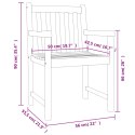 Krzesła ogrodowe, 6 szt., 56x55,5x90 cm, lite drewno akacjowe Lumarko!