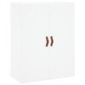 Witrynka, biała, 69,5x34x180 cm, materiał drewnopochodny Lumarko!