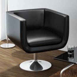 Krzesło barowe, czarne, sztuczna skóra Lumarko!