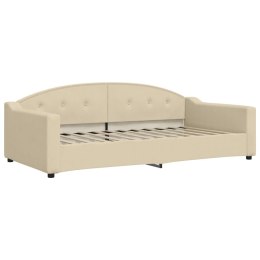 Sofa z funkcją spania, kremowa, 100x200 cm, obita tkaniną Lumarko!