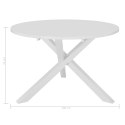Stół jadalniany, biały, 120 x 75 cm, MDF Lumarko!