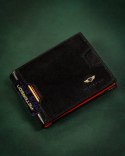 Niewielki, skórzany portfel męski z systemem RFID — Peterson Lumarko!