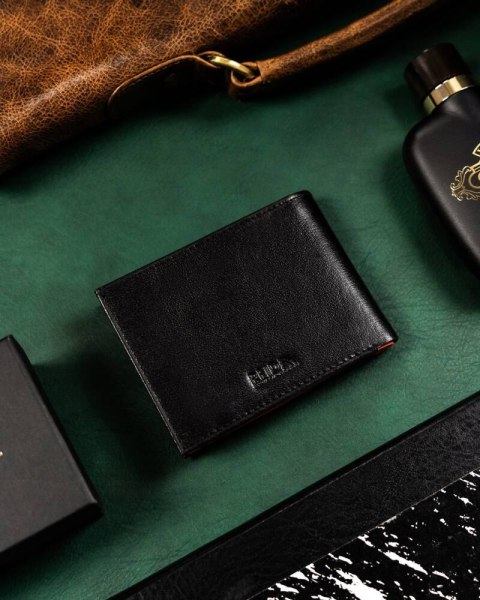 Niewielki, Skórzany Portfel Męski Z Systemem Rfid Lumarko!