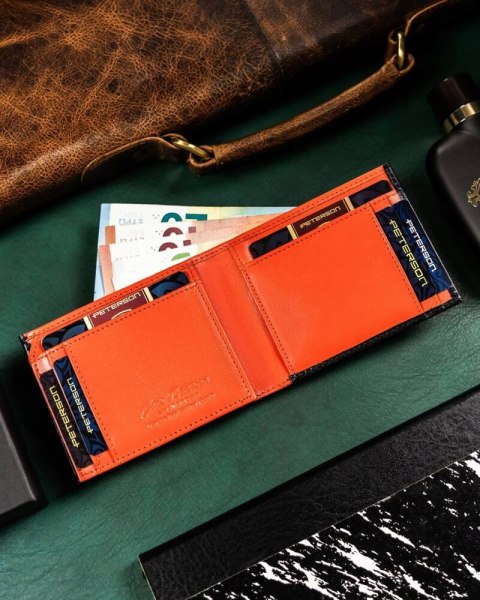 Niewielki, Skórzany Portfel Męski Z Systemem Rfid Lumarko!