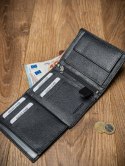 Skórzany portfel męski z ochroną kart RFID Protect Lumarko!