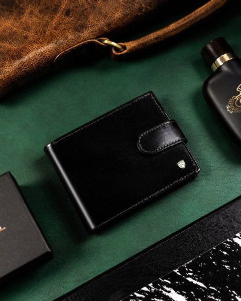 Skórzany Portfel Męski Z Systemem Rfid Lumarko!