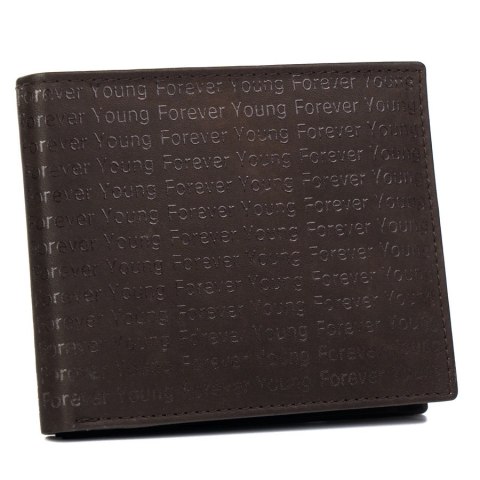 Skórzany portfel zdobiony monogramem — Forever Young Lumarko!