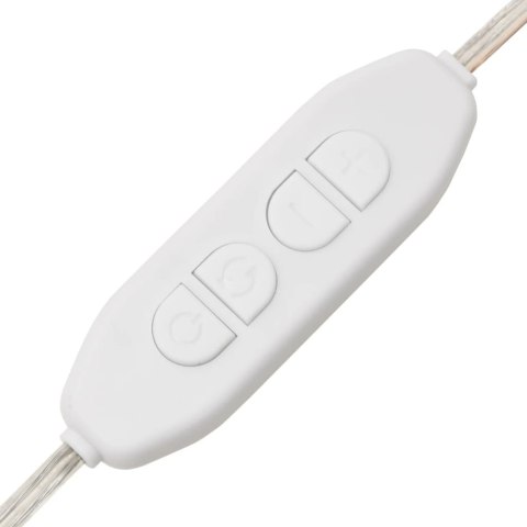 Toaletka z oświetleniem LED i 2 szafkami, dąb sonoma Lumarko!