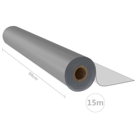 VidaXL Mata ochronna na stół, w rolce, matowa, 0,9x15 m, 2 mm, PVC Lumarko!