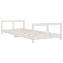 VidaXL Rama łóżka dla dzieci, biała, 80x200 cm, drewno sosnowe Lumarko!