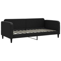 VidaXL Sofa z funkcją spania, czarna, 90x200 cm, obita tkaniną Lumarko!