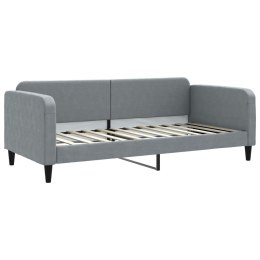 VidaXL Sofa z funkcją spania, jasnoszara, 90x200 cm, obita tkaniną Lumarko!