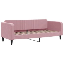 VidaXL Sofa z funkcją spania, różowa, 80x200 cm, obita aksamitem Lumarko!
